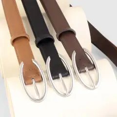 Subtle Statement Buckle Dress Belt