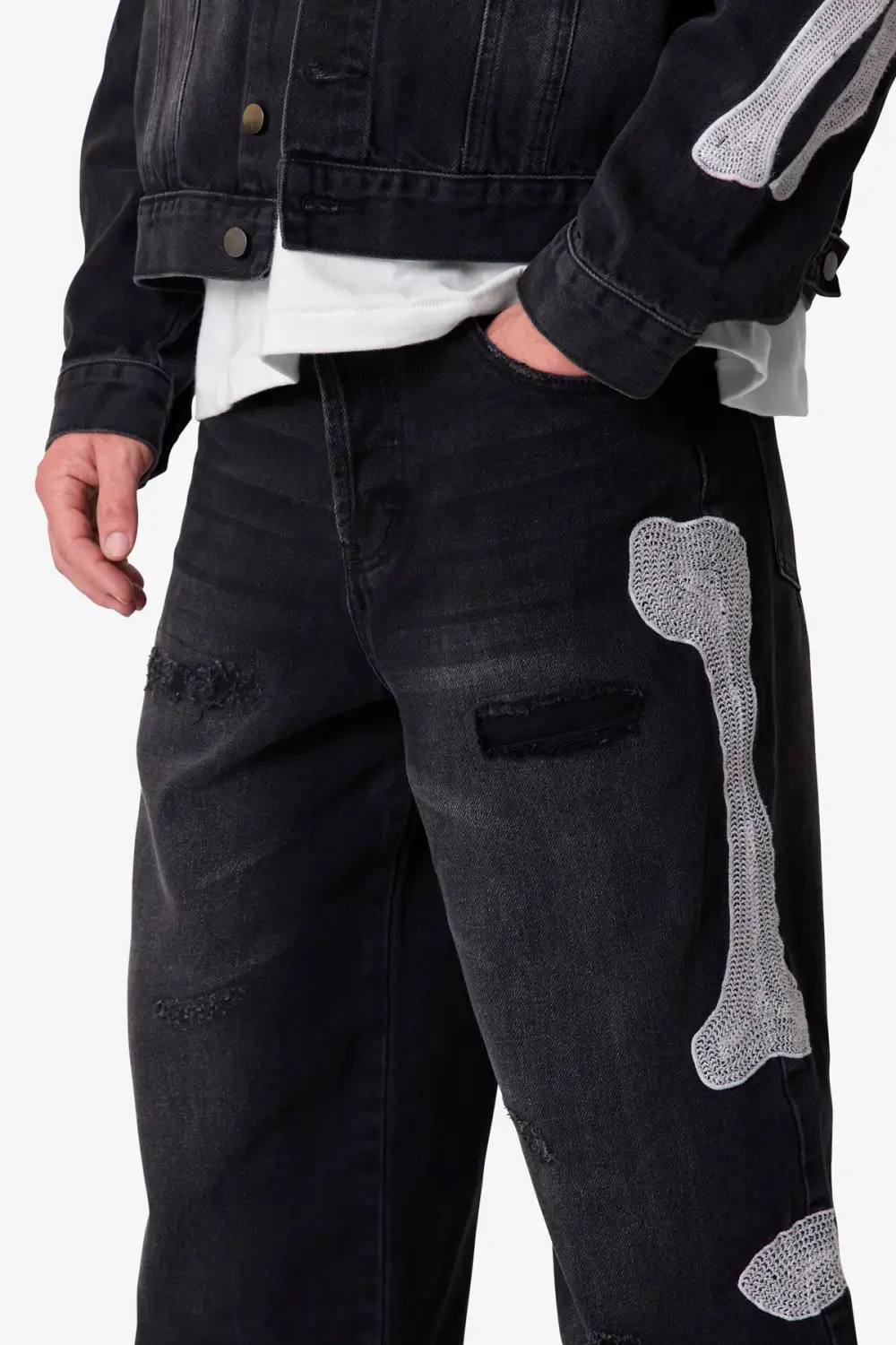 Relaxed Skeleton Ultra Baggy Jeans
