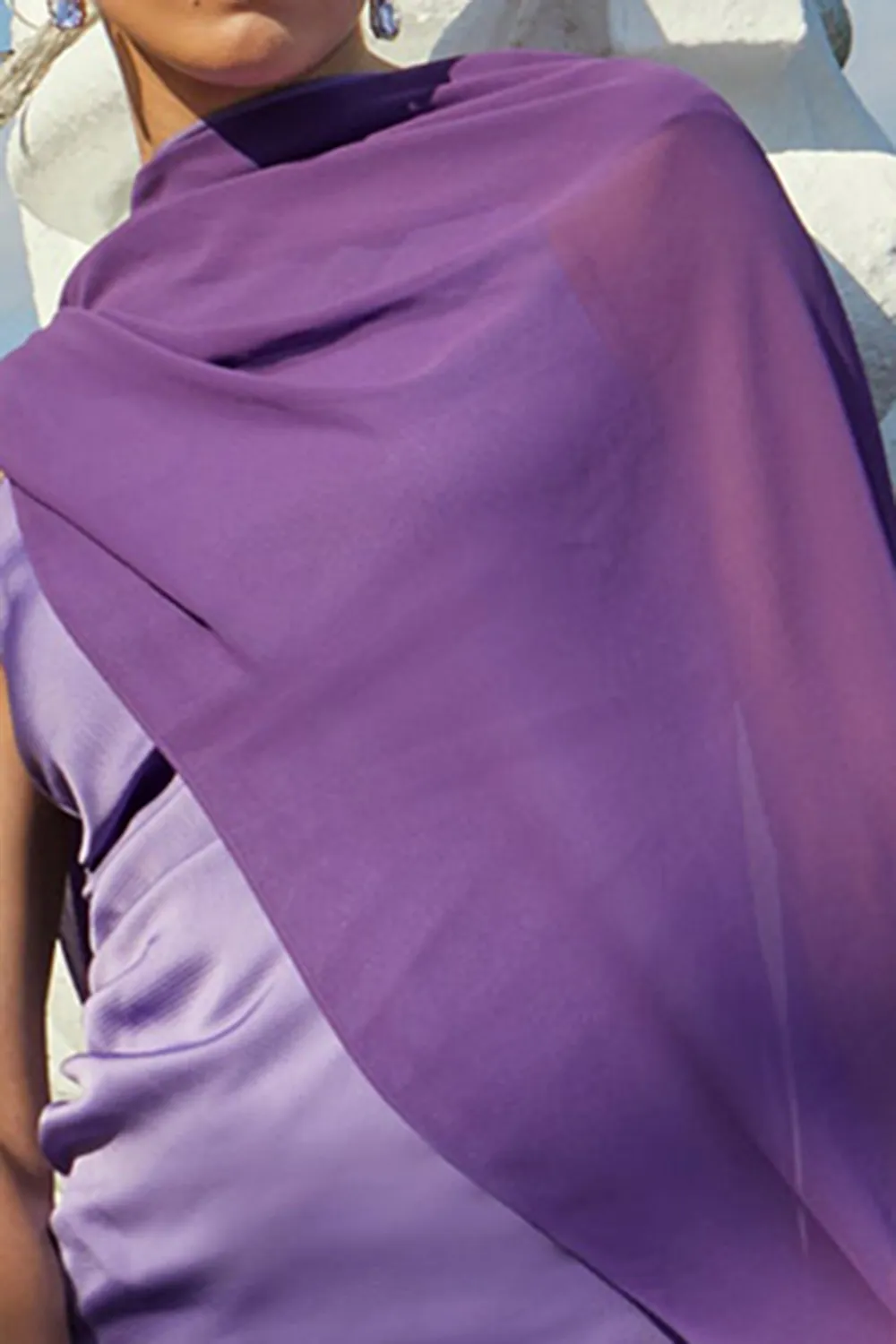 Women's Purple Shawl