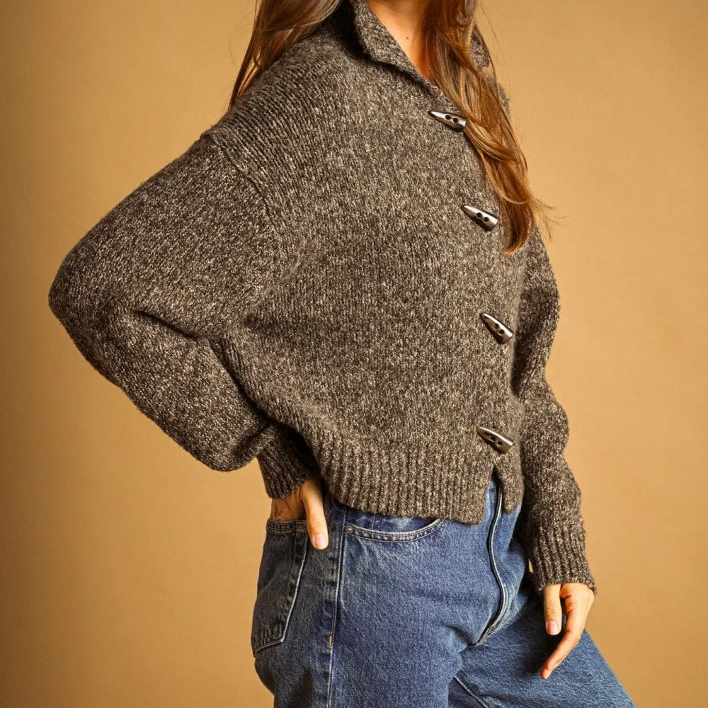 Horn Toggle Cardigan