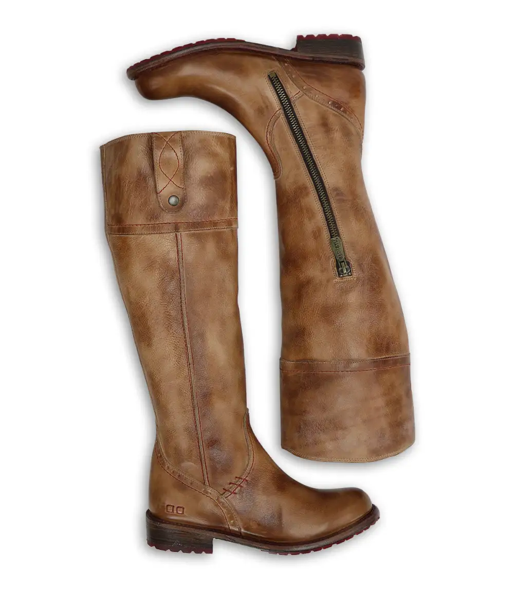 Lug-Sole Streamlined Riding Boots