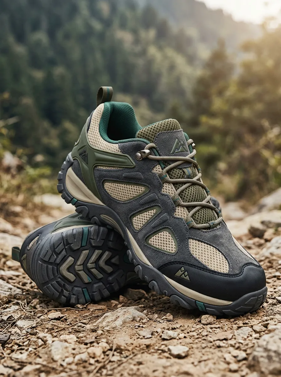 Men's Multi-Panel Trail Hiking Sneakers