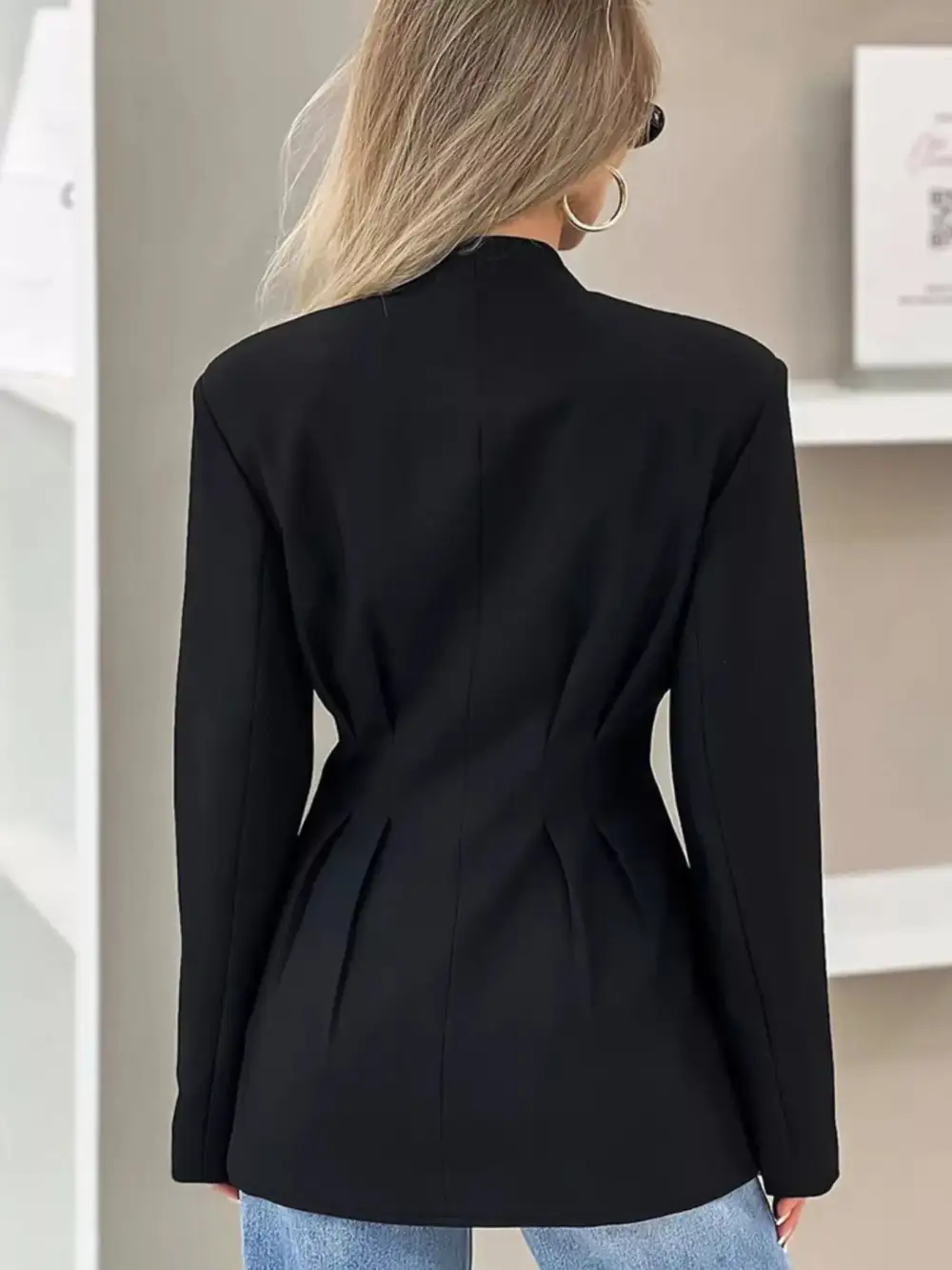 Fitted Button Down Jacket