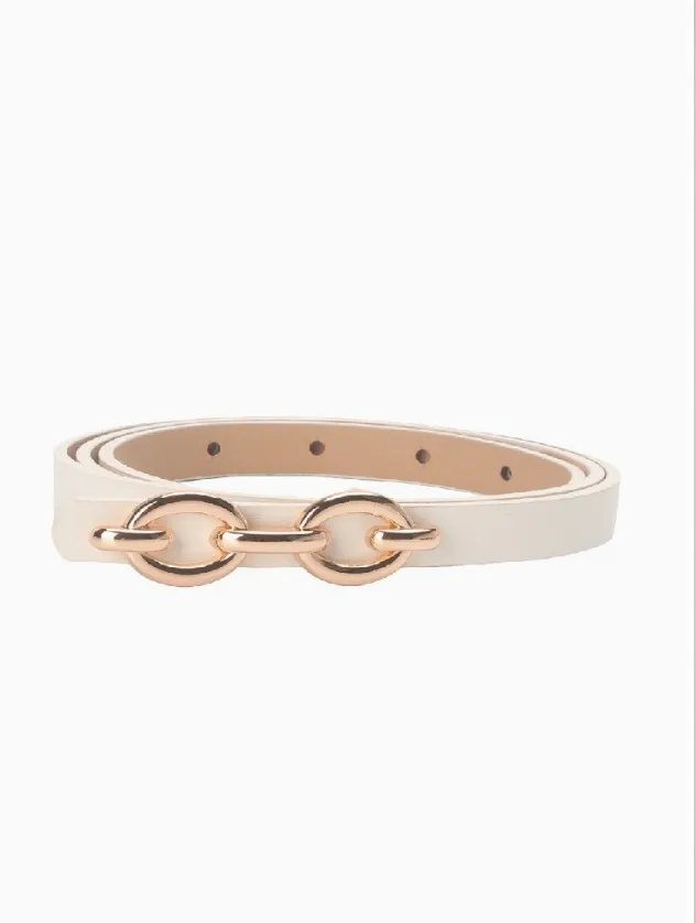 Double Chain Buckle Belt
