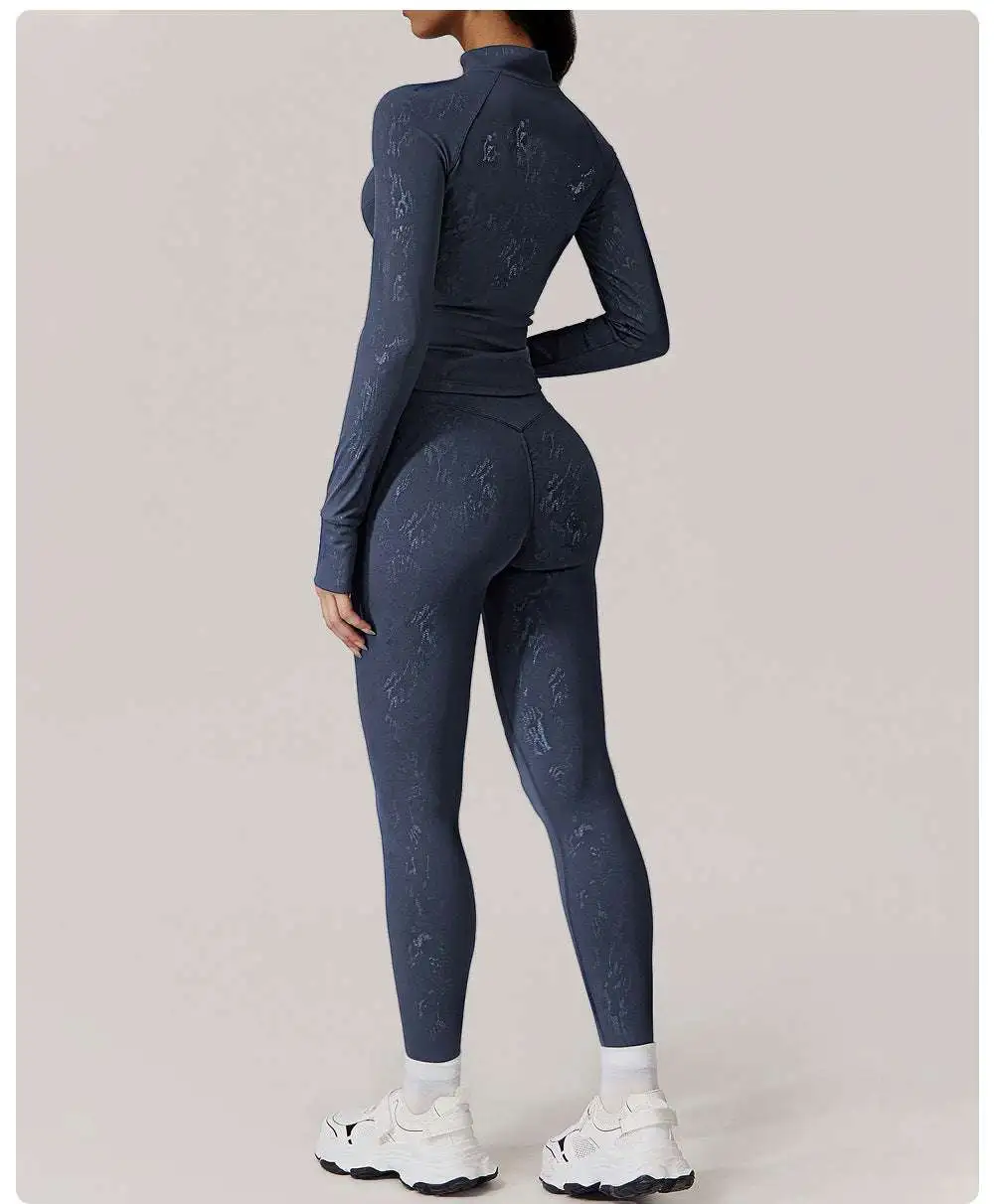 Long-Sleeve Yoga Activewear Active Set