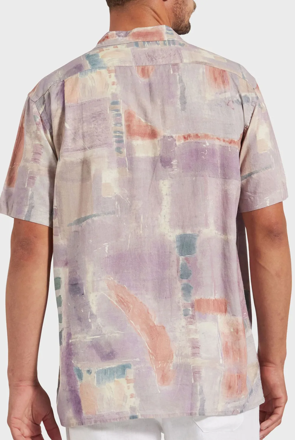 Abstract Print Short Sleeve Shirt