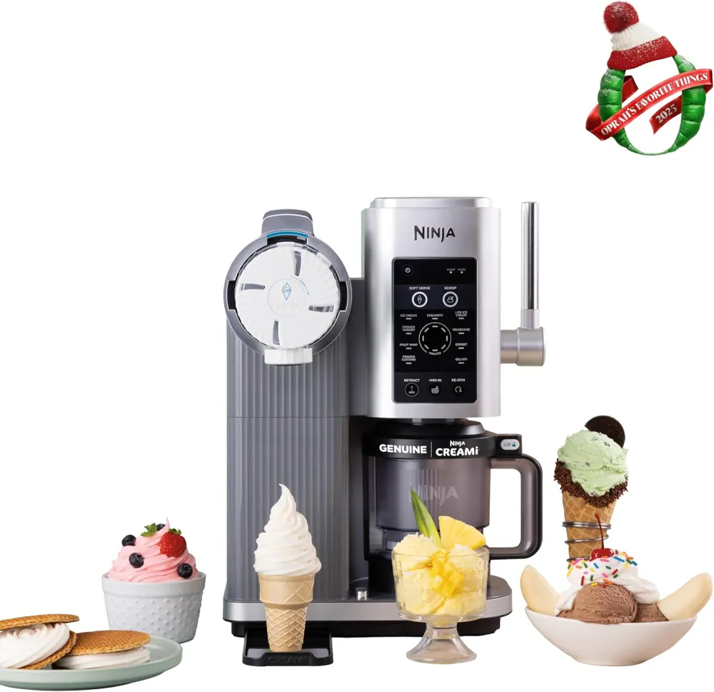 Ninja CREAMi Scoop & Swirl Ice Cream and Soft Serve Maker