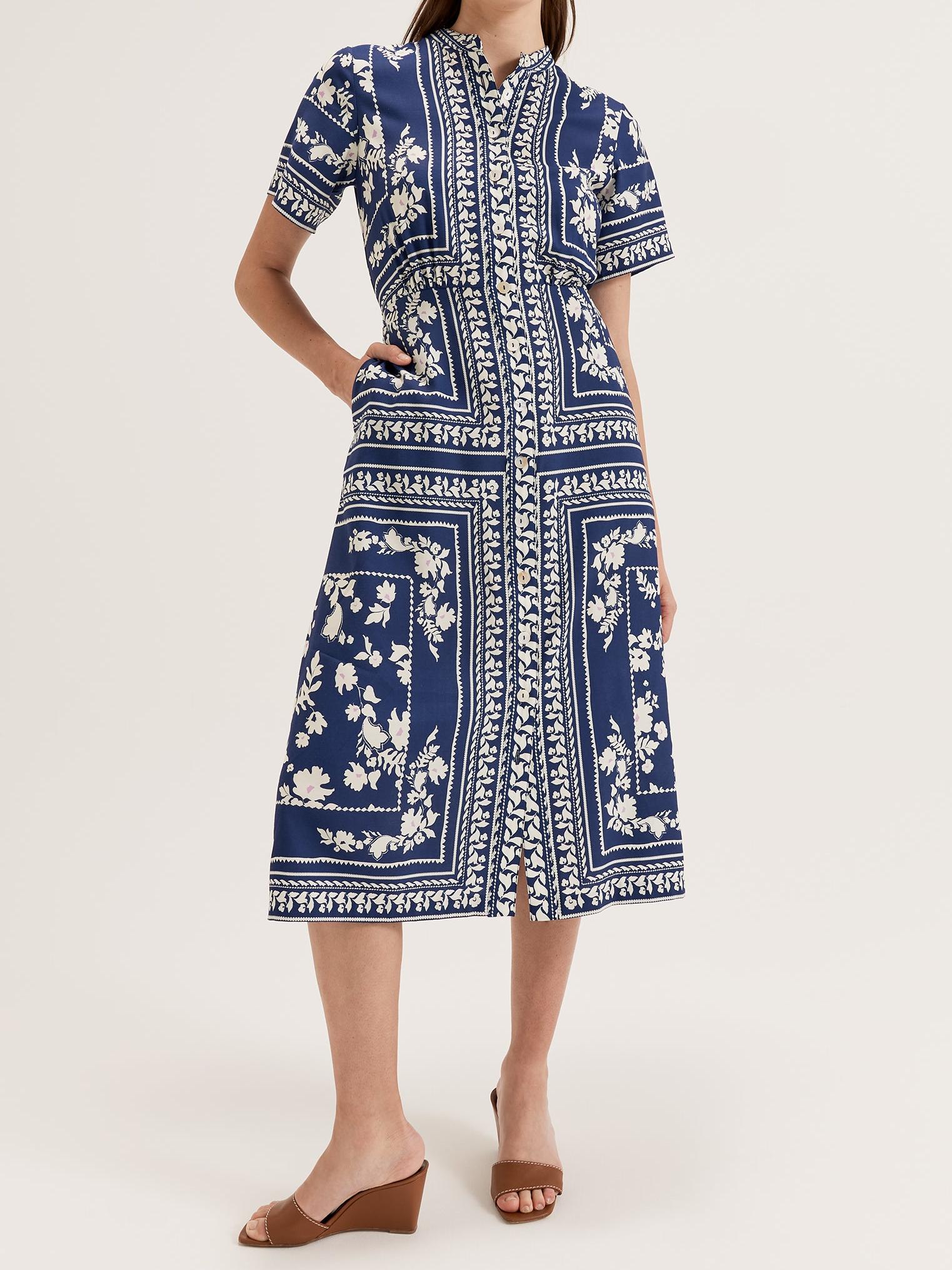 Riviera Scarf Shirtdress