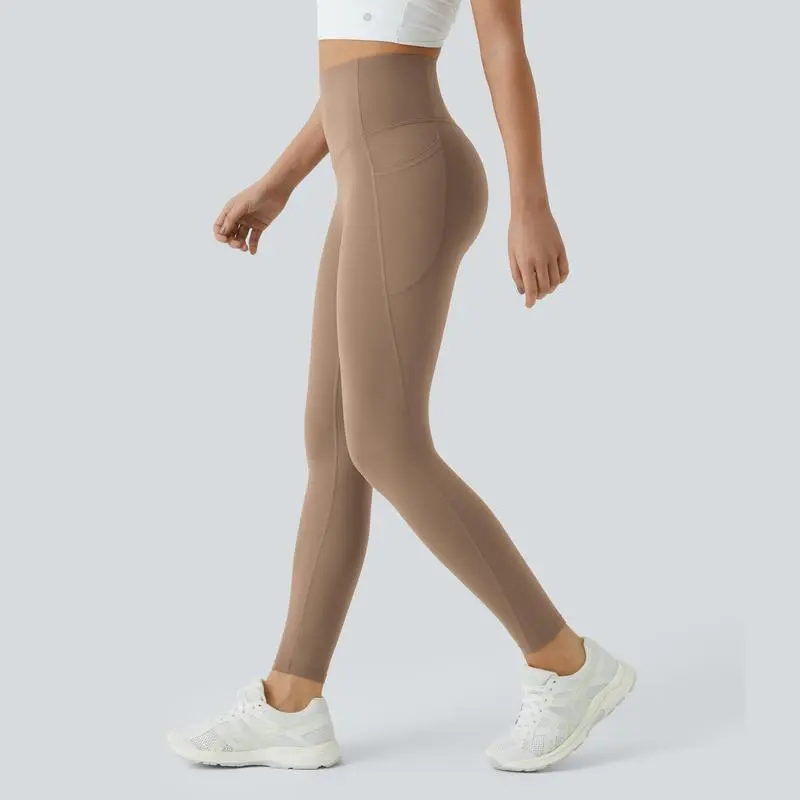 High Waisted Tummy Control Side Pocket Shaping Training Leggings – 🔥 40% OFF Today Only!