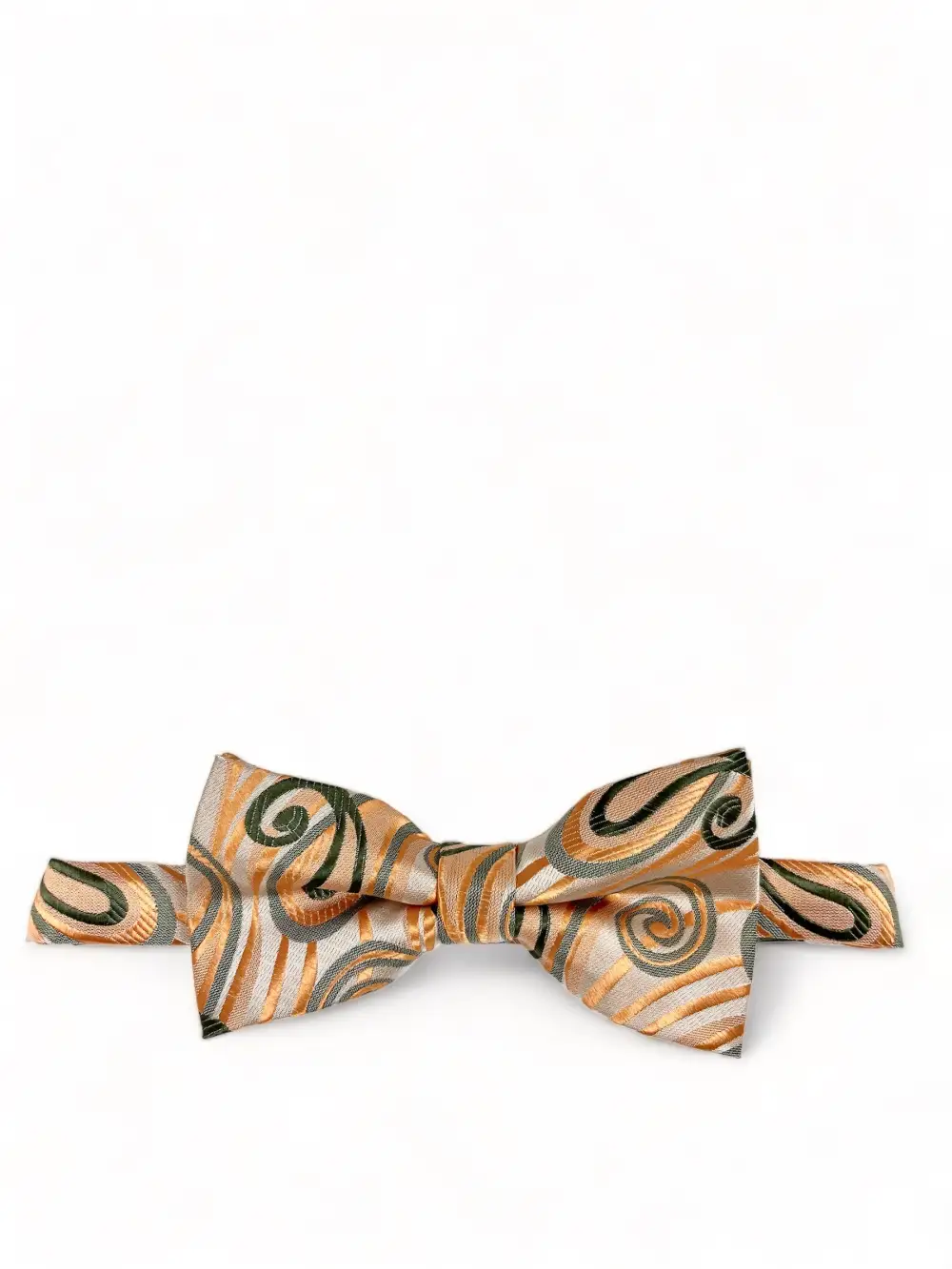 Refined Paisley Polyester Bow Tie
