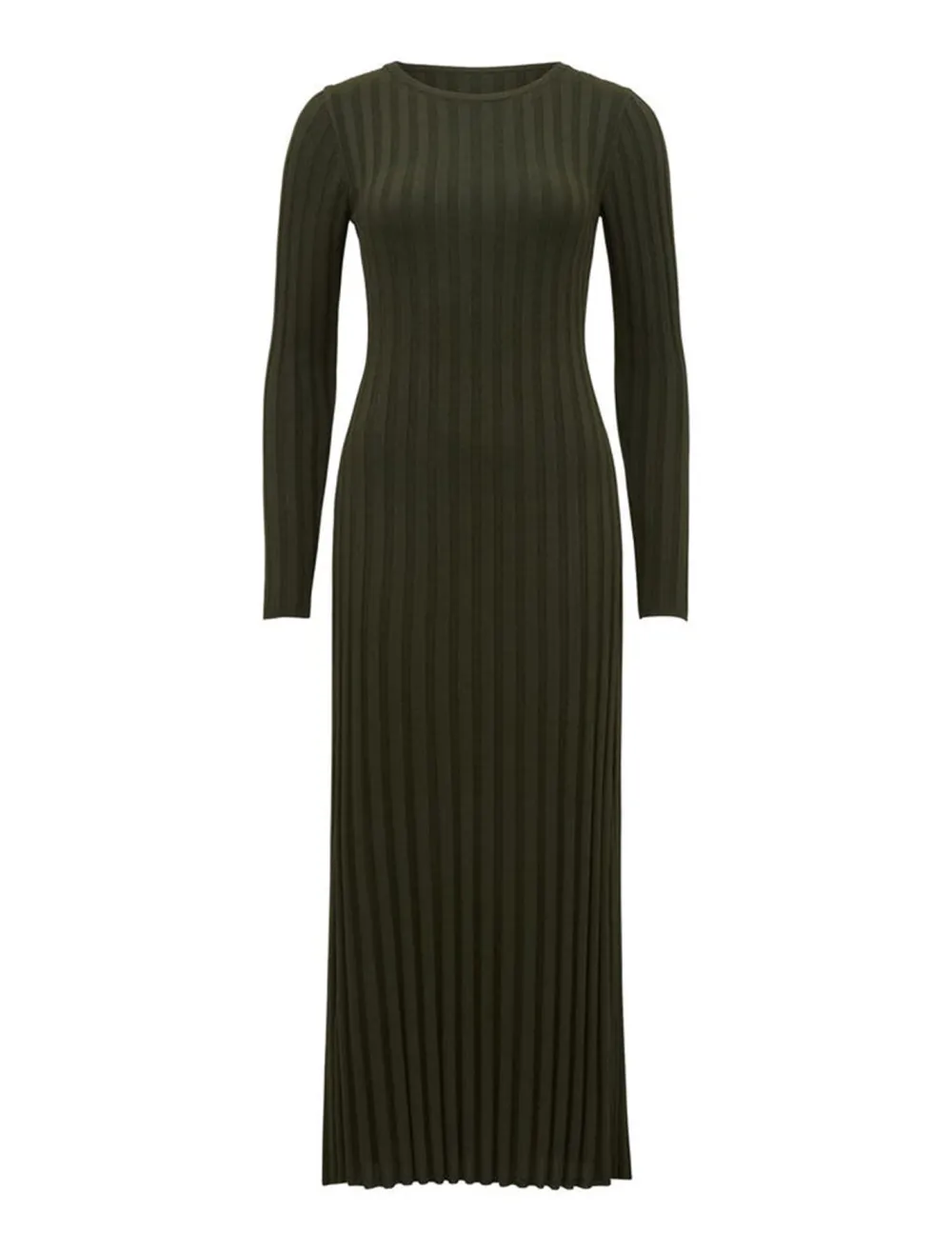 Regular Crew-Neck Knit Dress