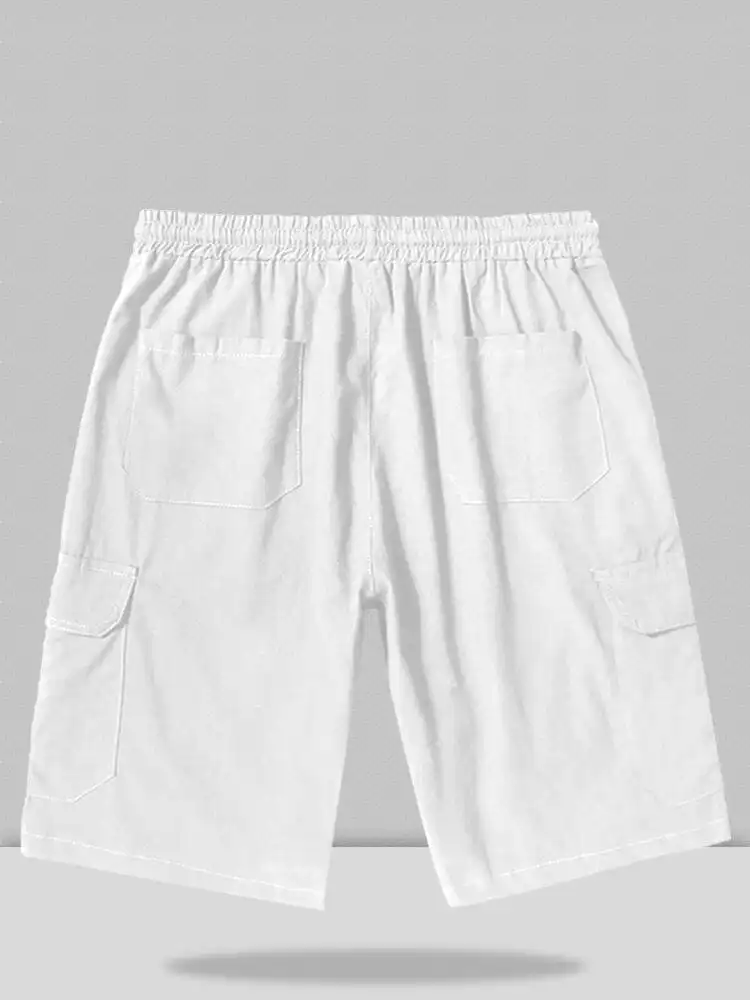 Linen with Pockets Shorts