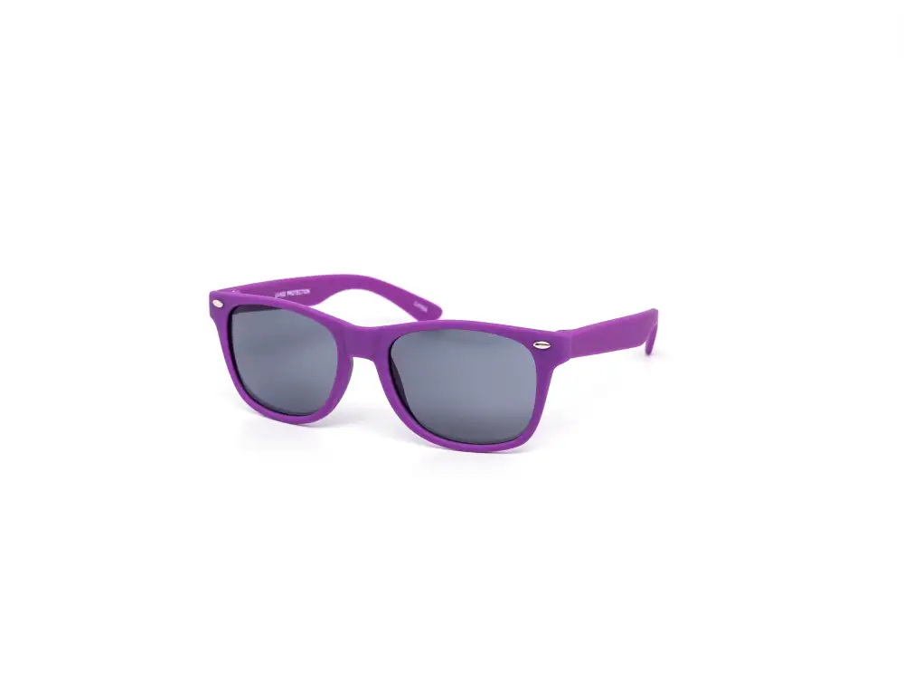12-Pack Kids Classy Wayfarer-Style Dark Lens Soft-Touch Sunglasses