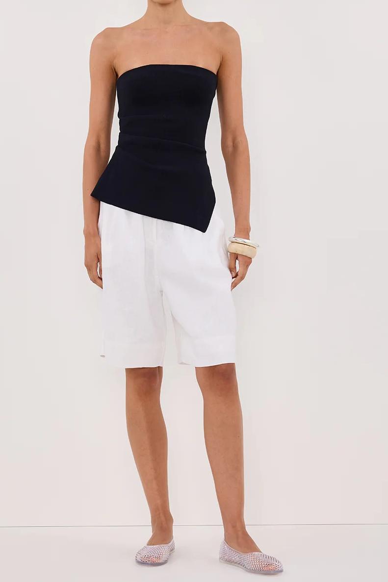 INK BANDEAU KNIT TOP