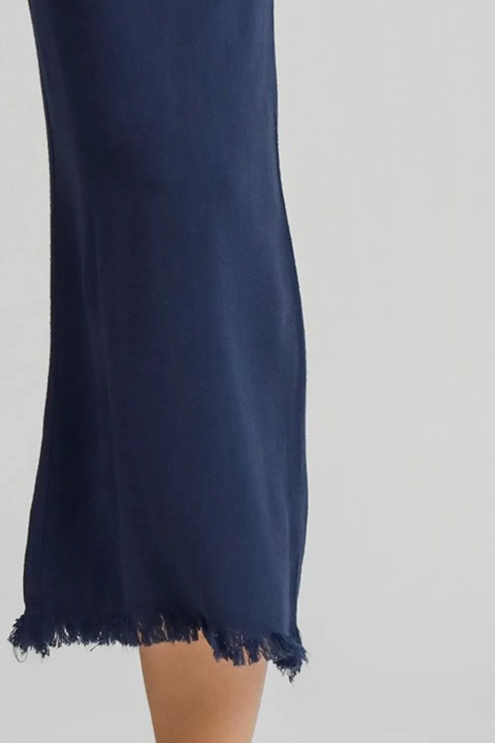 Raw Hem Knit Pants