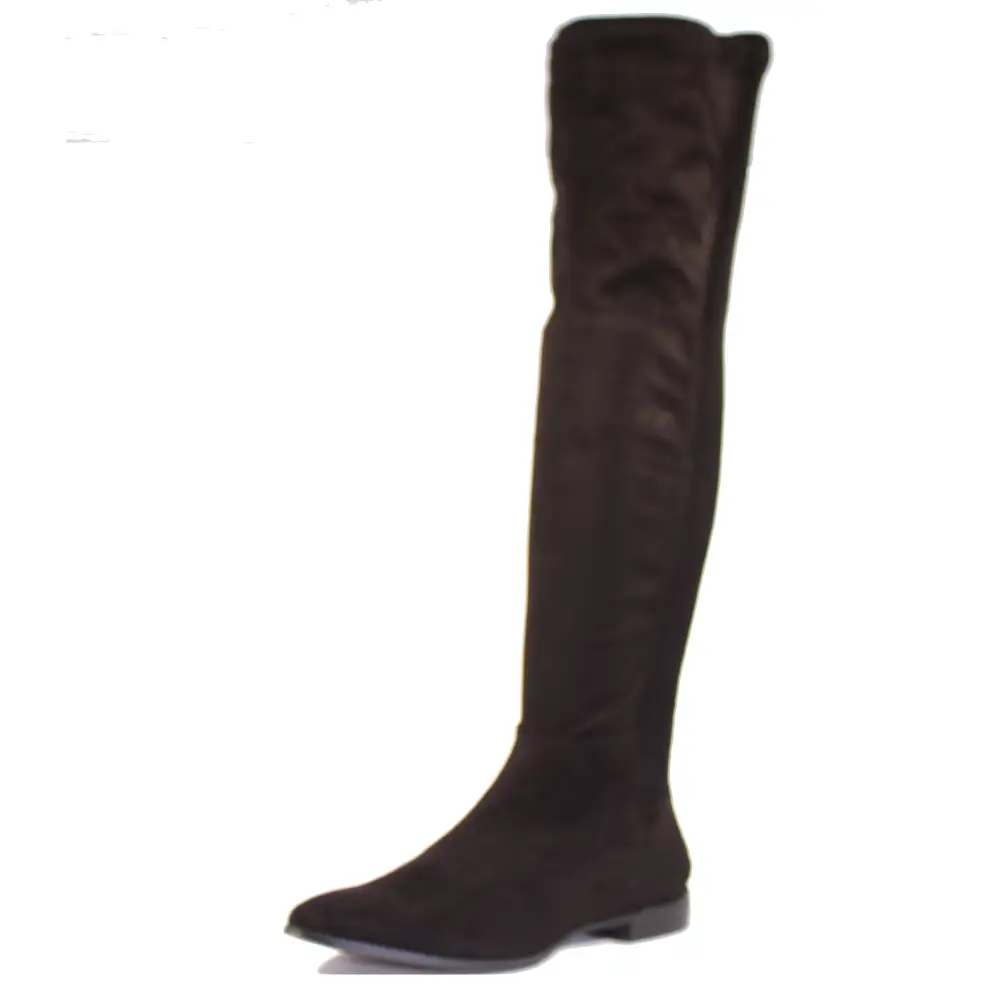Block Heel Over The Knee Boots