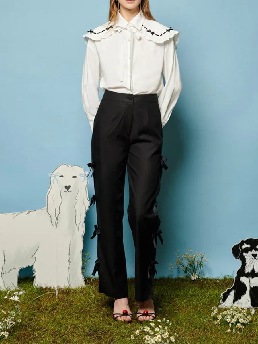 Daily Look Bow Collar Shirt