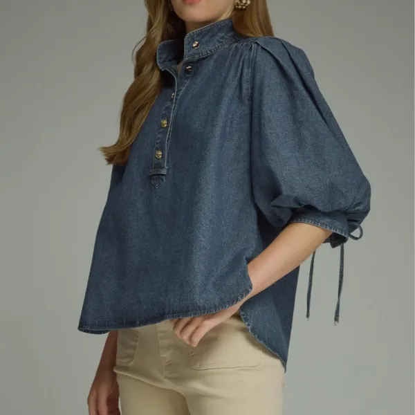 Puff 3/4 Sleeve Top