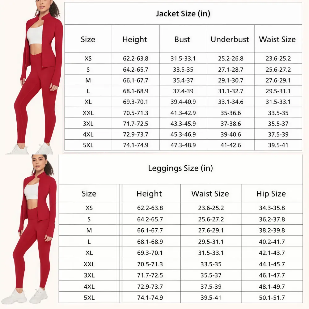 Slim-It BBL Jacket and Crossover Yoga Leggings Daily Set