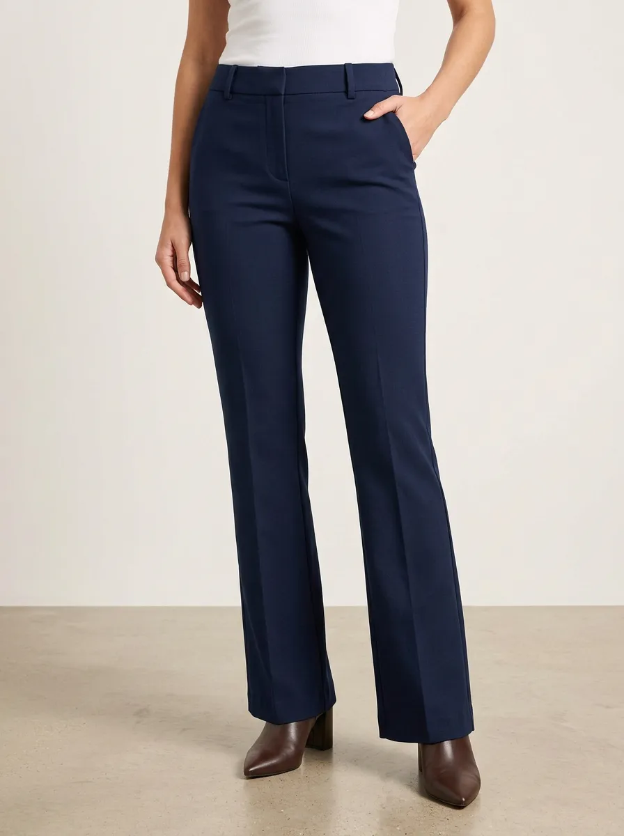 Streamlined Micro Flare Flared Flare Pants