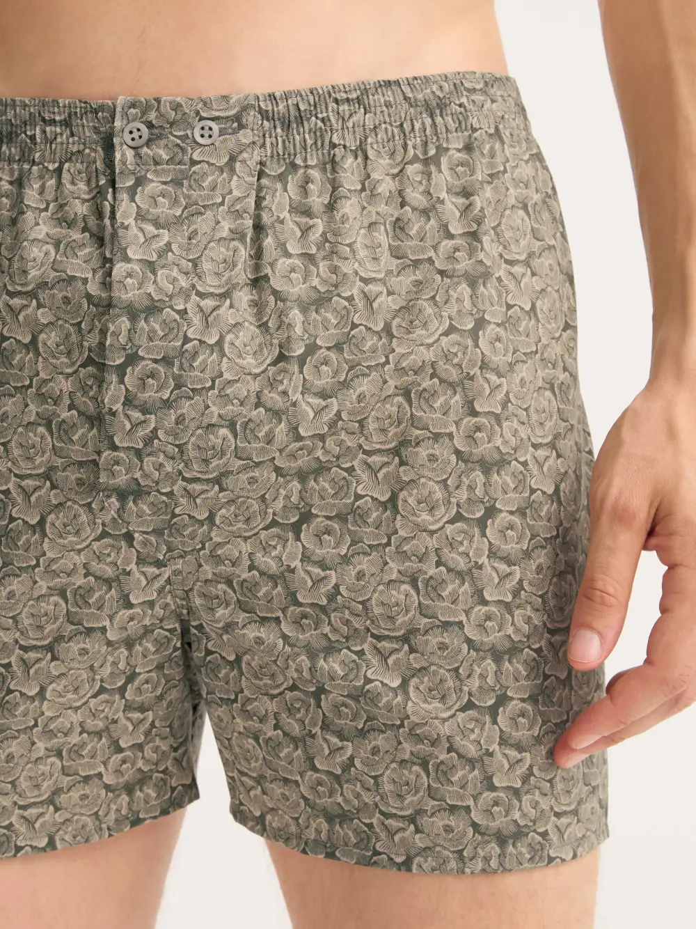 Classic Fit Cotton Batiste Camouflage Boxers
