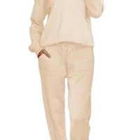 Women'S Long Sleeve Knit Loungewear