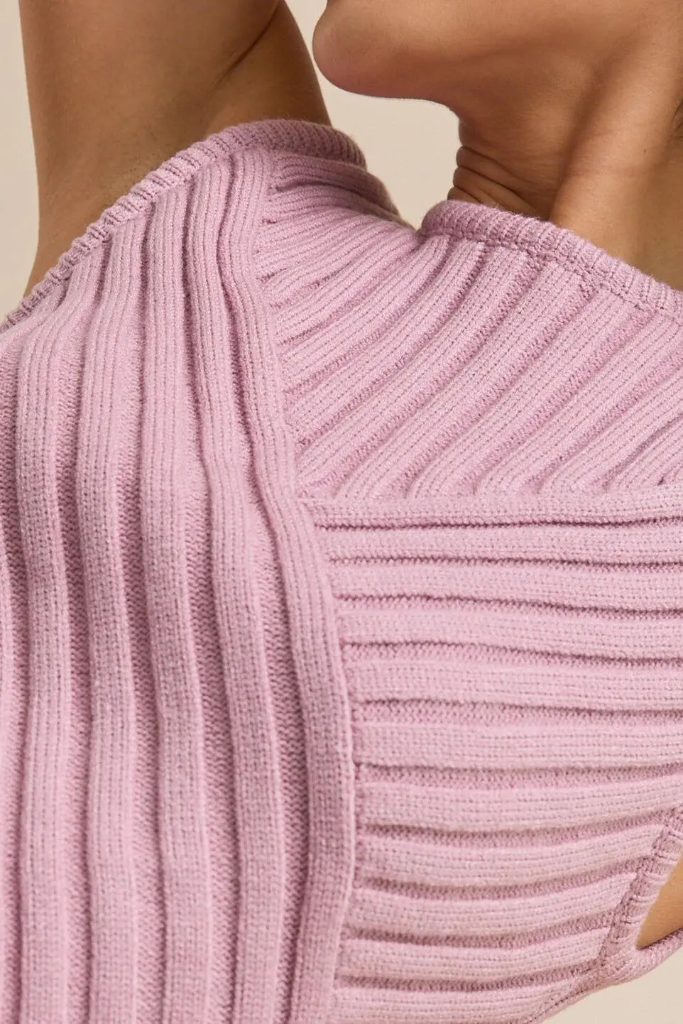 Scarf Hem Sweater Tank