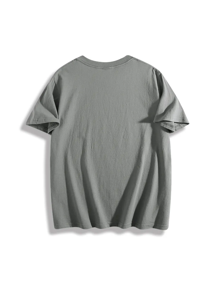 Simple Letter Print On Chest T-Shirts