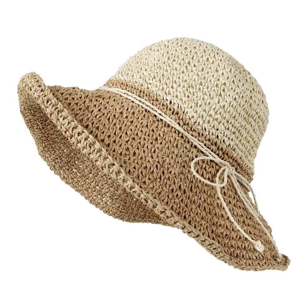 Wide Brim Floppy Straw Sun Hat