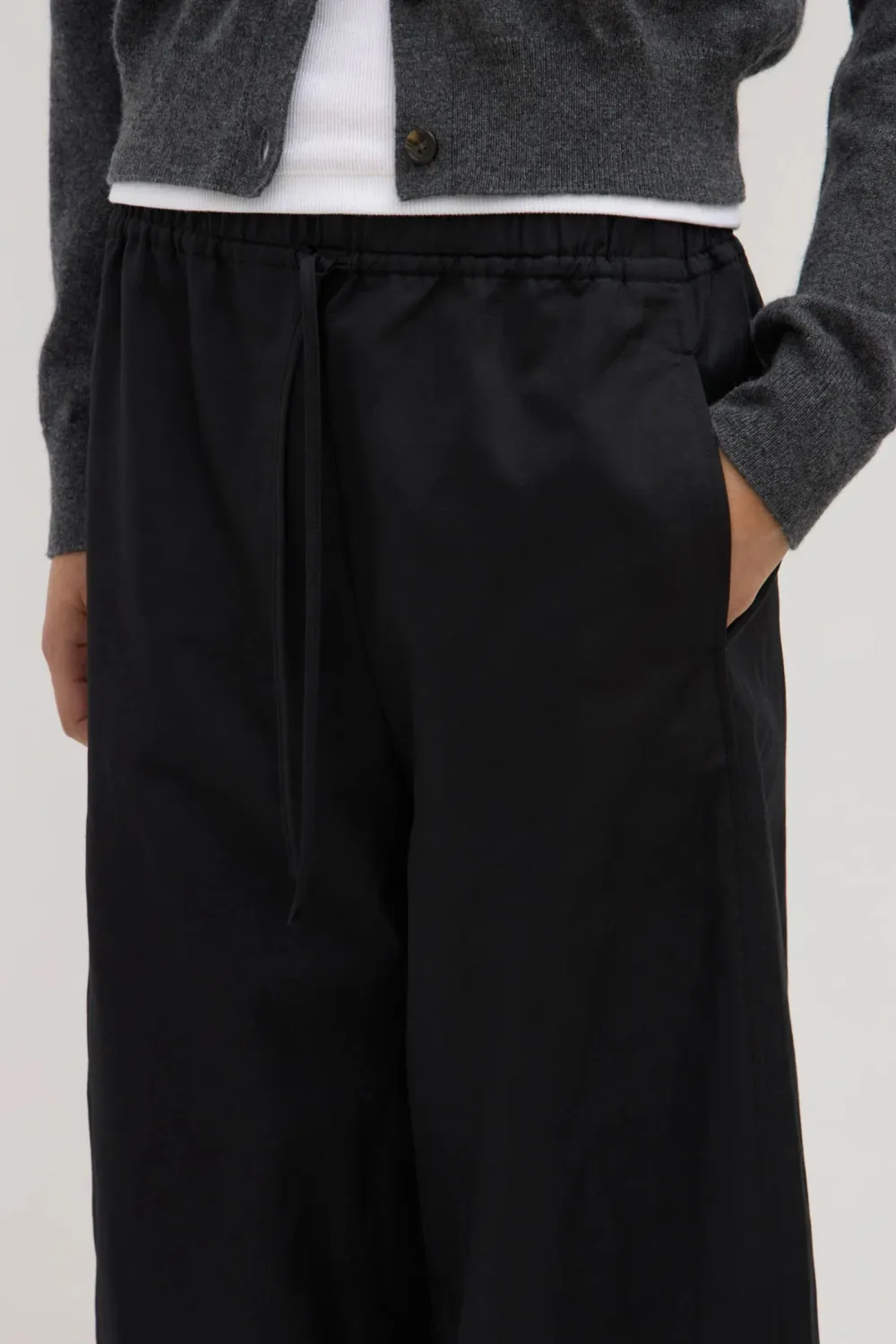 Cotton And Linen Blended Pants