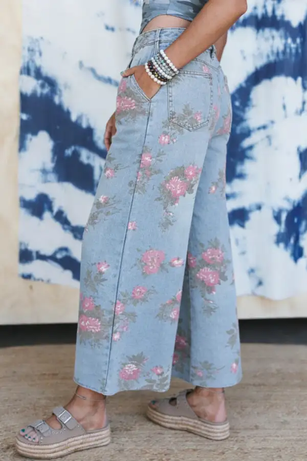 Everyday Floral Jeans