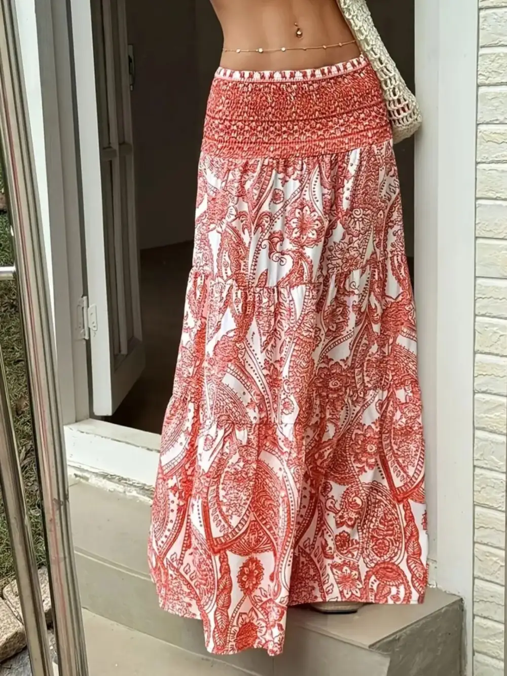 Sequin Maxi Skirt