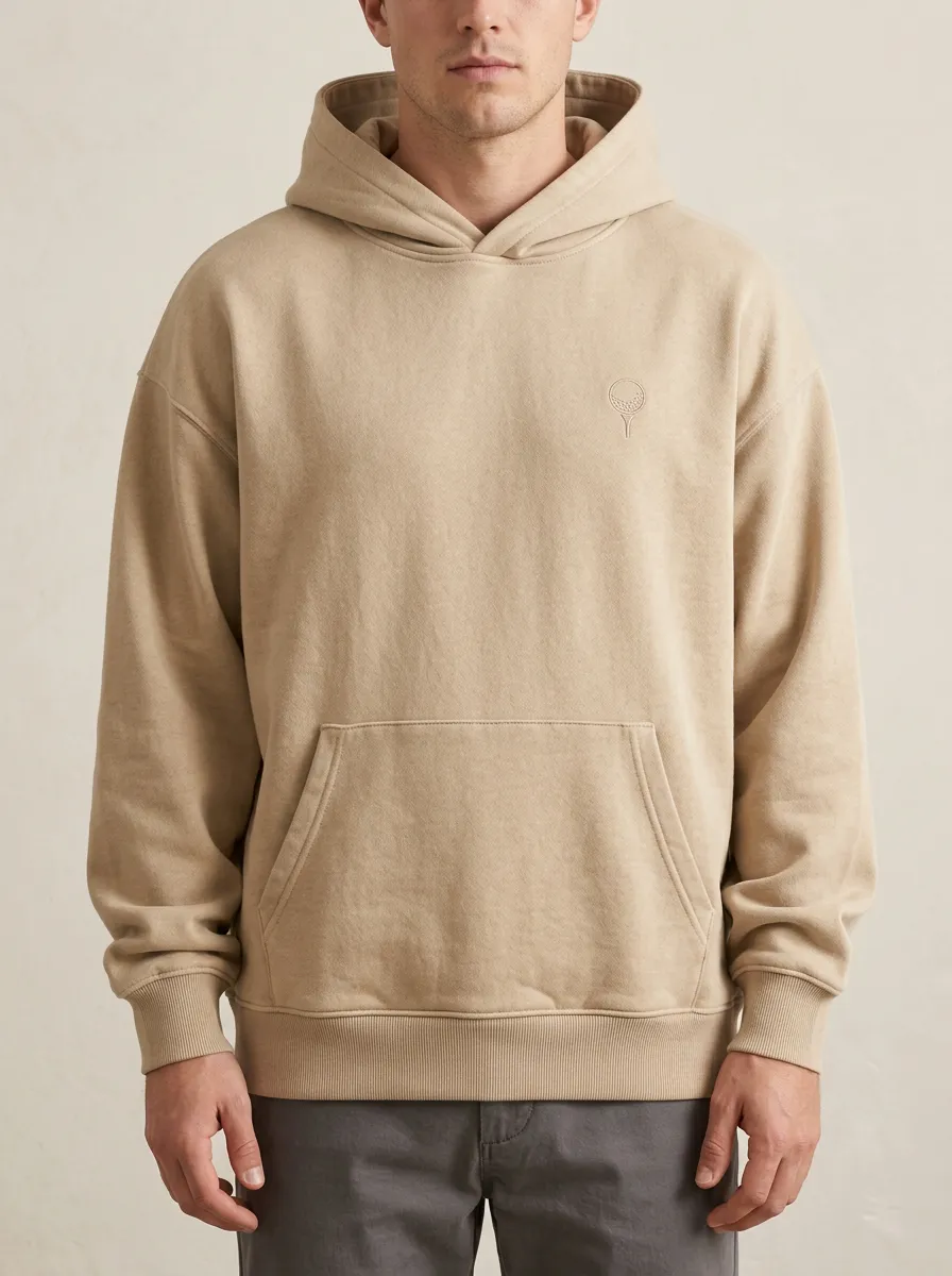 Classic Ball-And-Tee Embroidered Golf Casual Hoodie