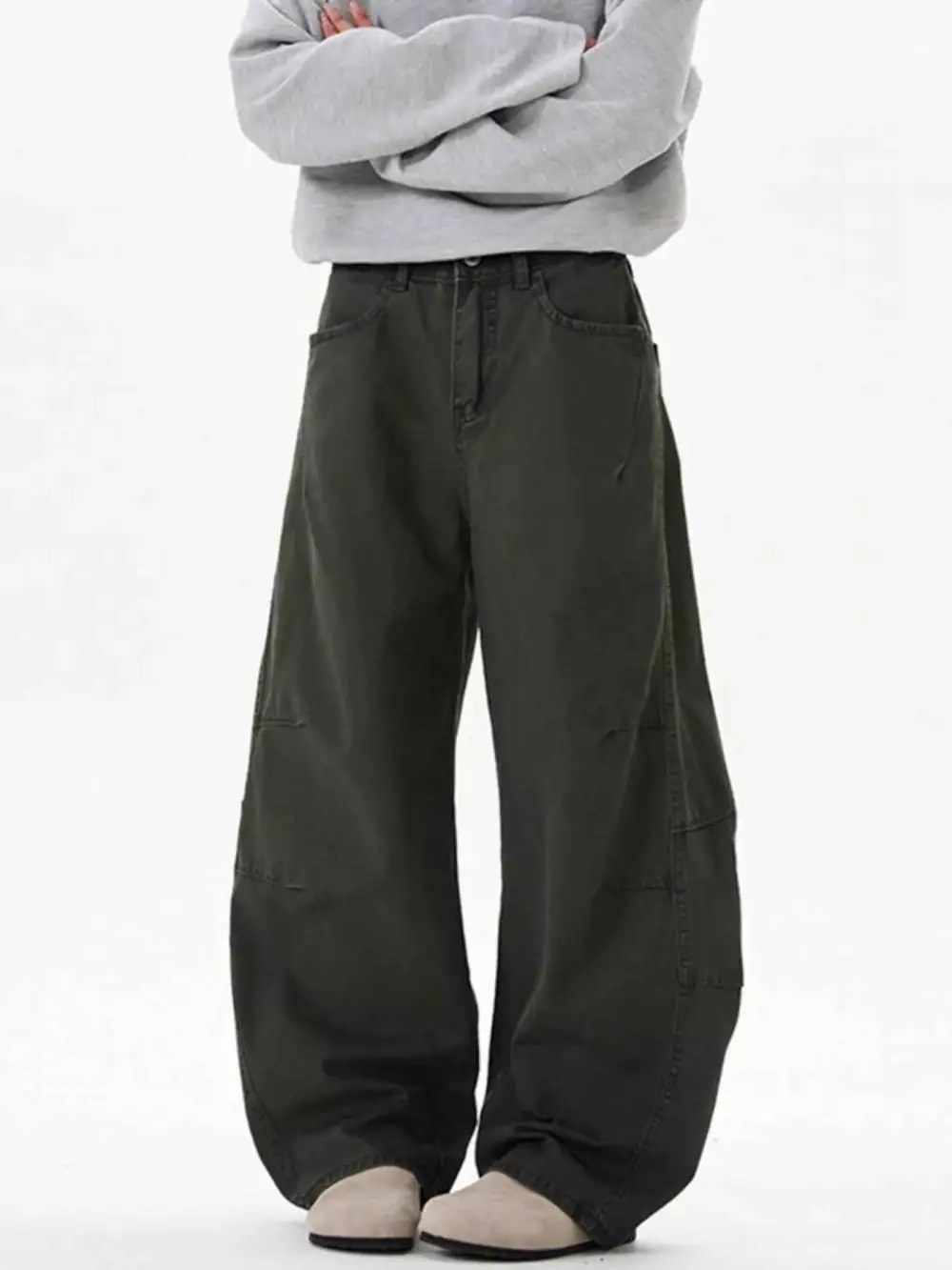 Wide Leg Pocketed Pants