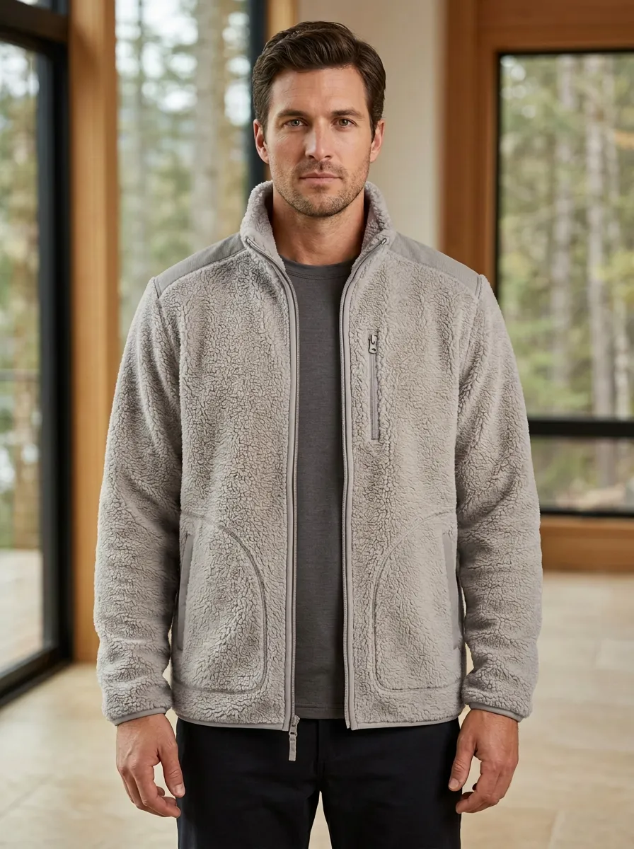 Sherpa Fleece Jacket
