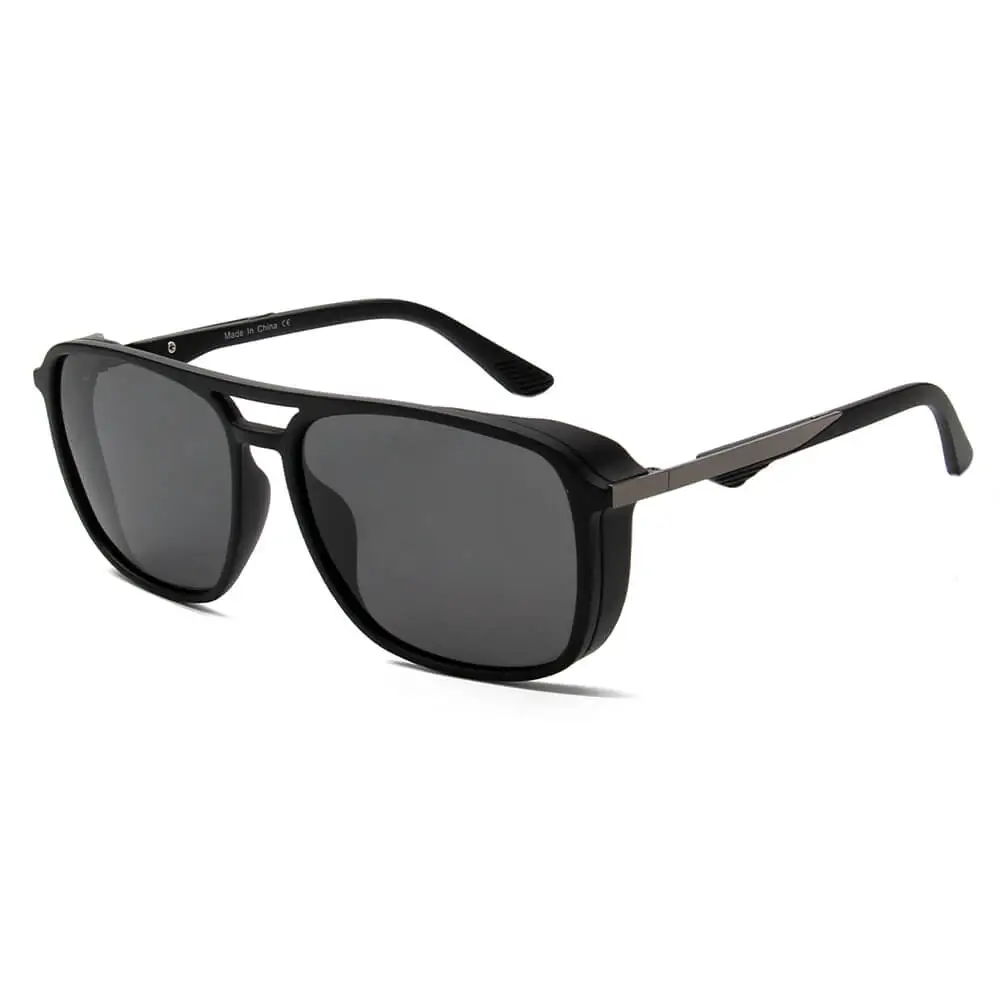 Square Brow Bar Frame Sunglasses