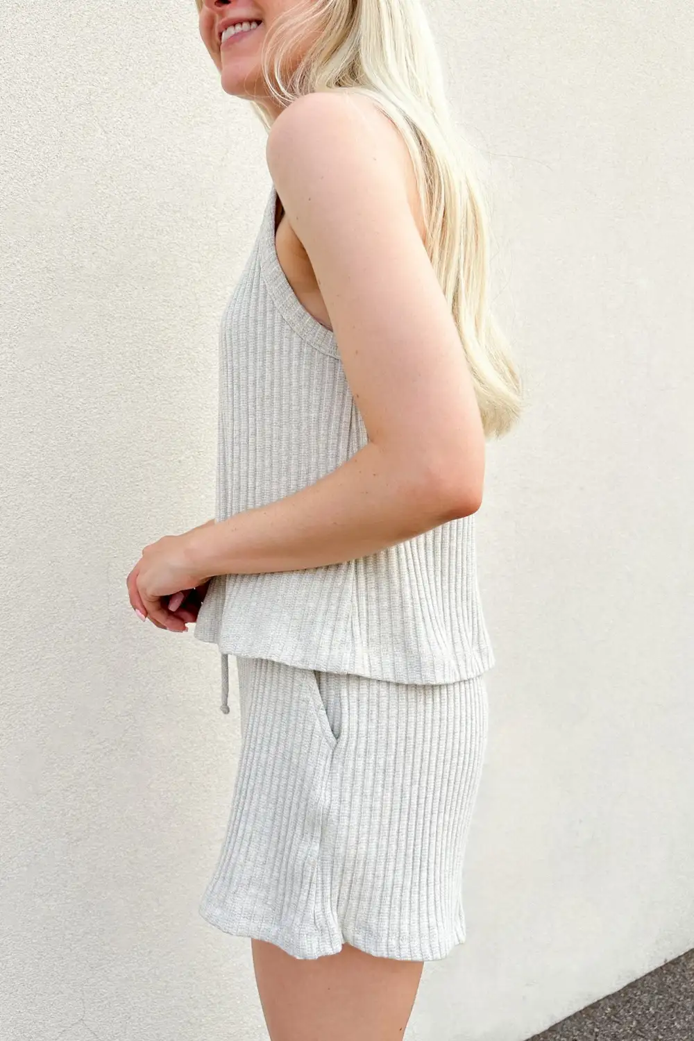 Cozy Ribbed Knit Tank Top