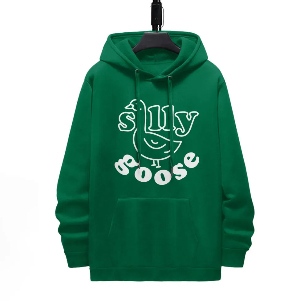 Funny Goose Pattern Printed Hoodie