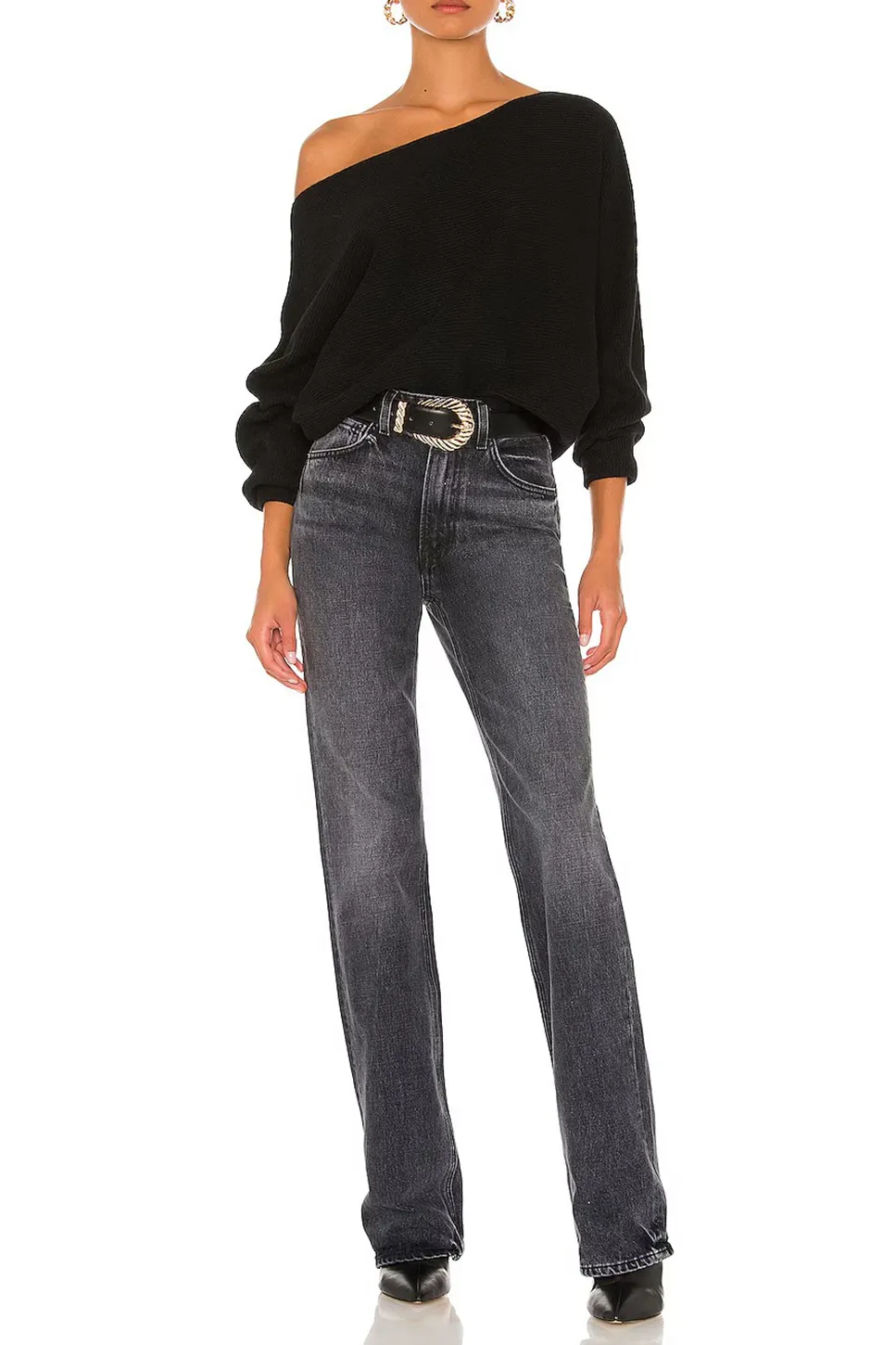 Wide Neck Sweater