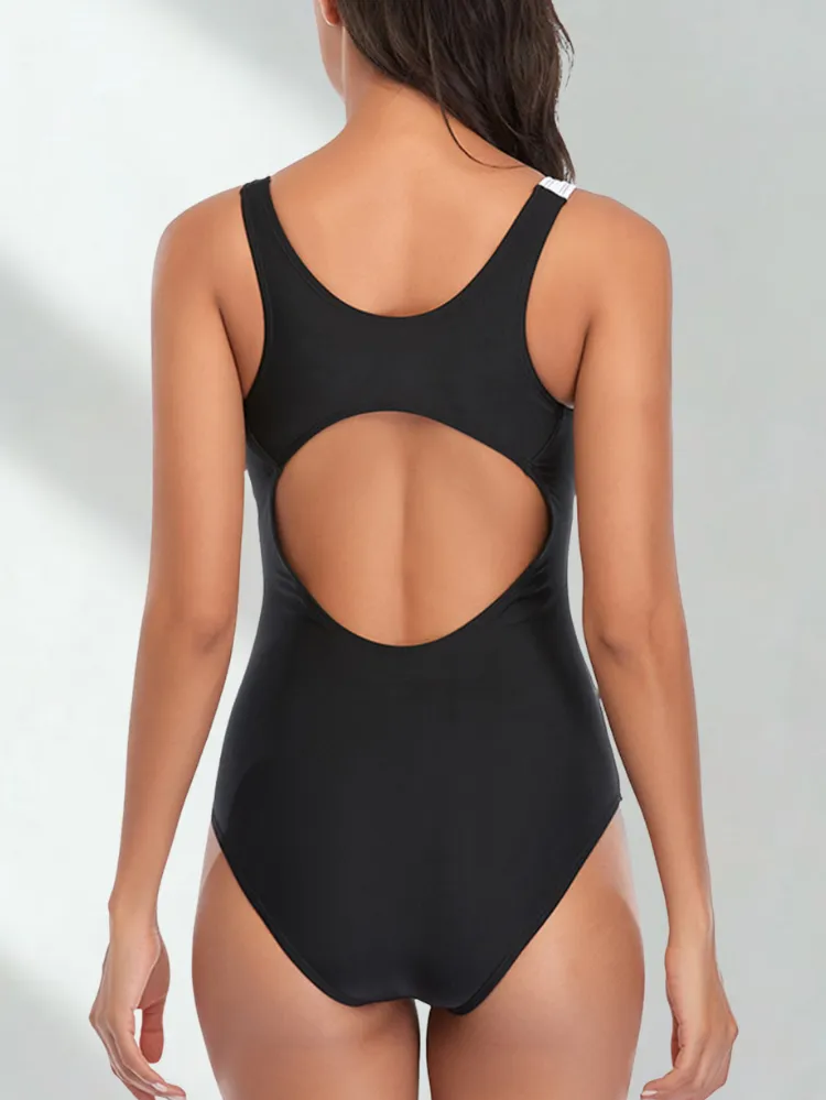 Minimal One Piece Swimsuit For Beach Days