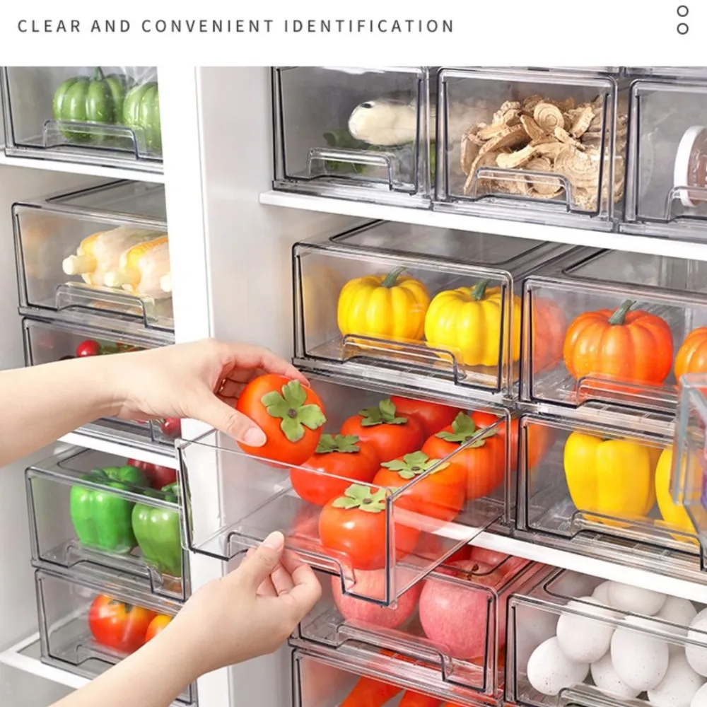 Clear Fridge Storage Container Collection