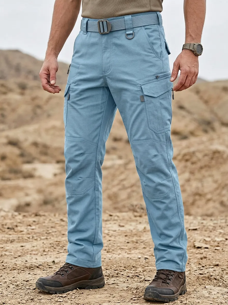 Casual Multi-Pocket Cargo Tactical Silhouette Unisex Tactical Cargo Pants