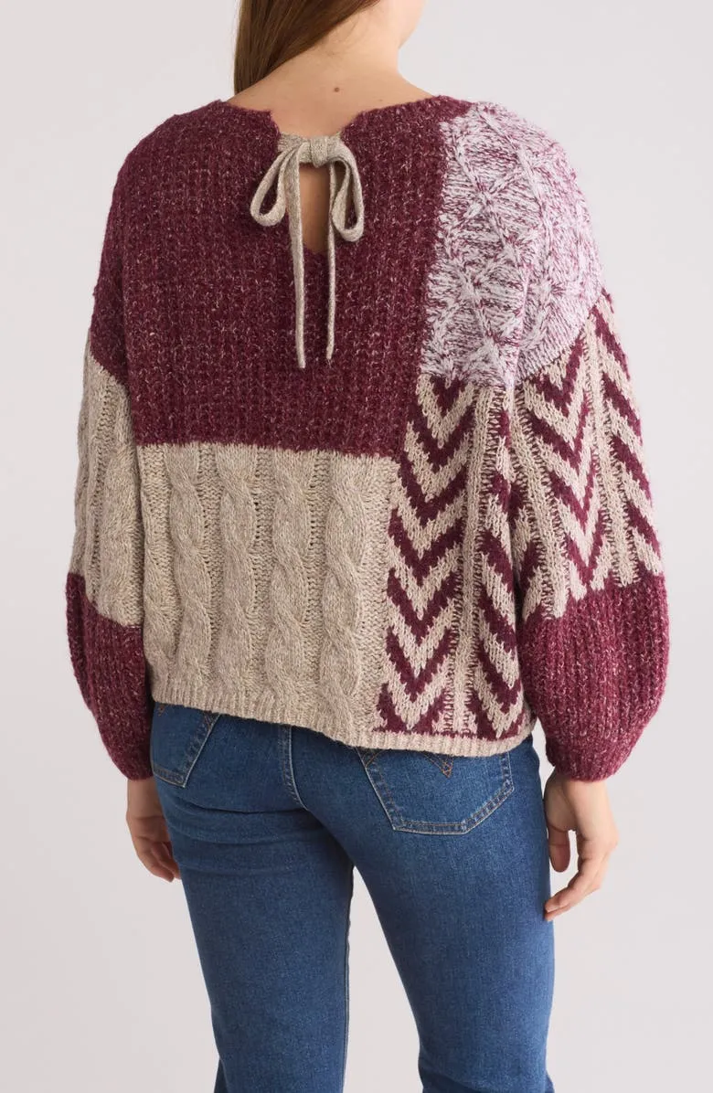 Colorblock Sweater
Blu Pepper