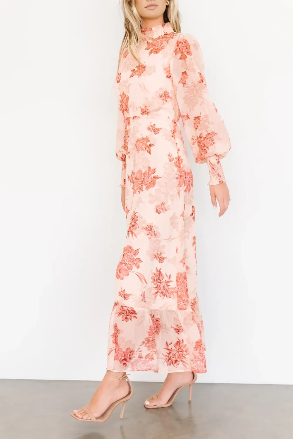 High Neck Temperament Comfortable High Waist  Dress