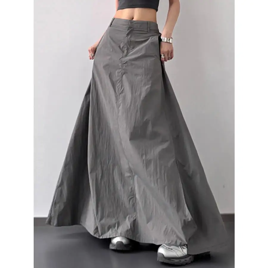 High Waist Slit Maxi Skirt