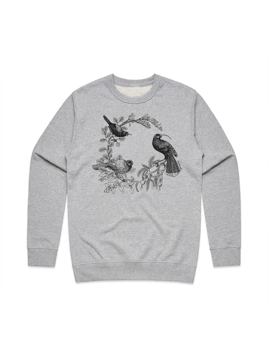 Fashion art backpack bird pattern versatile casual sportswear shirt