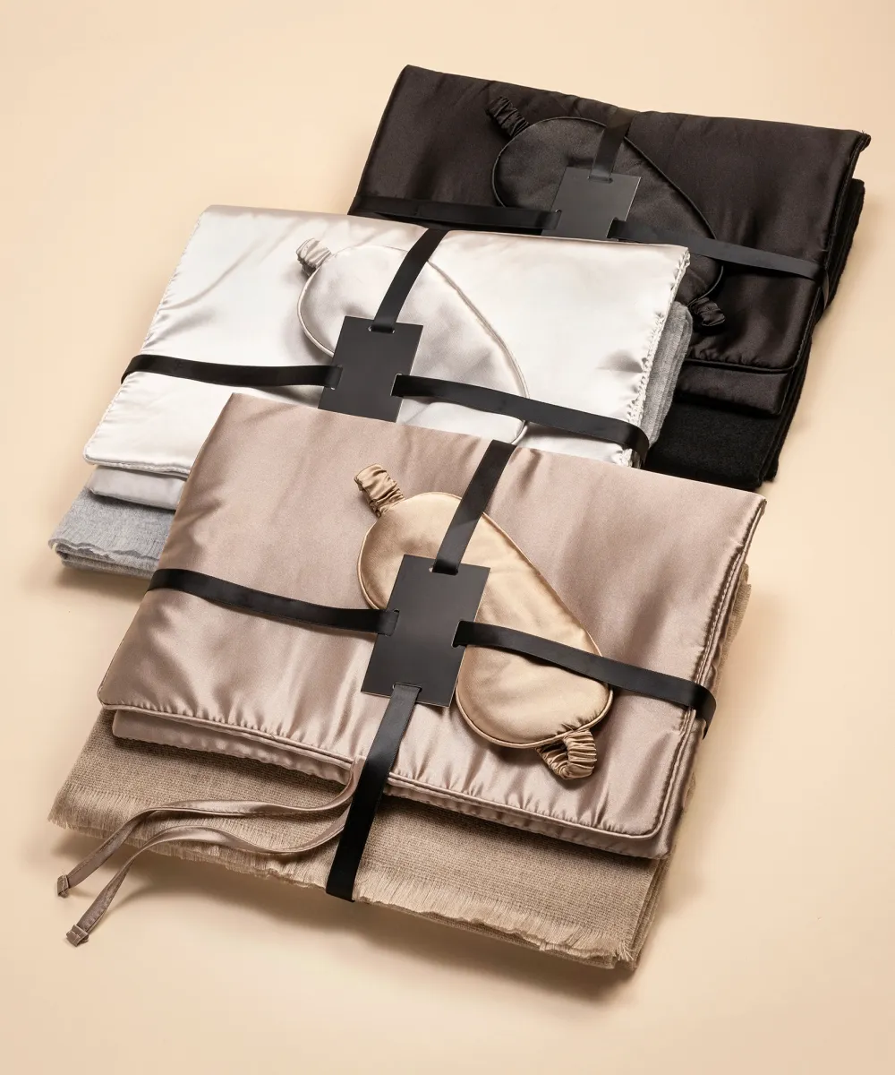 Plain Casual Style Travel Wrap Set