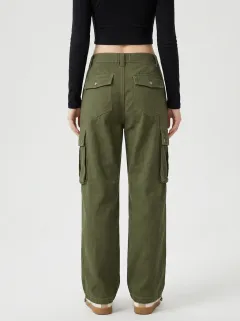 Core Mountain Graphic Multi Pocket Style Women's Multi Pocket Cargo Pants