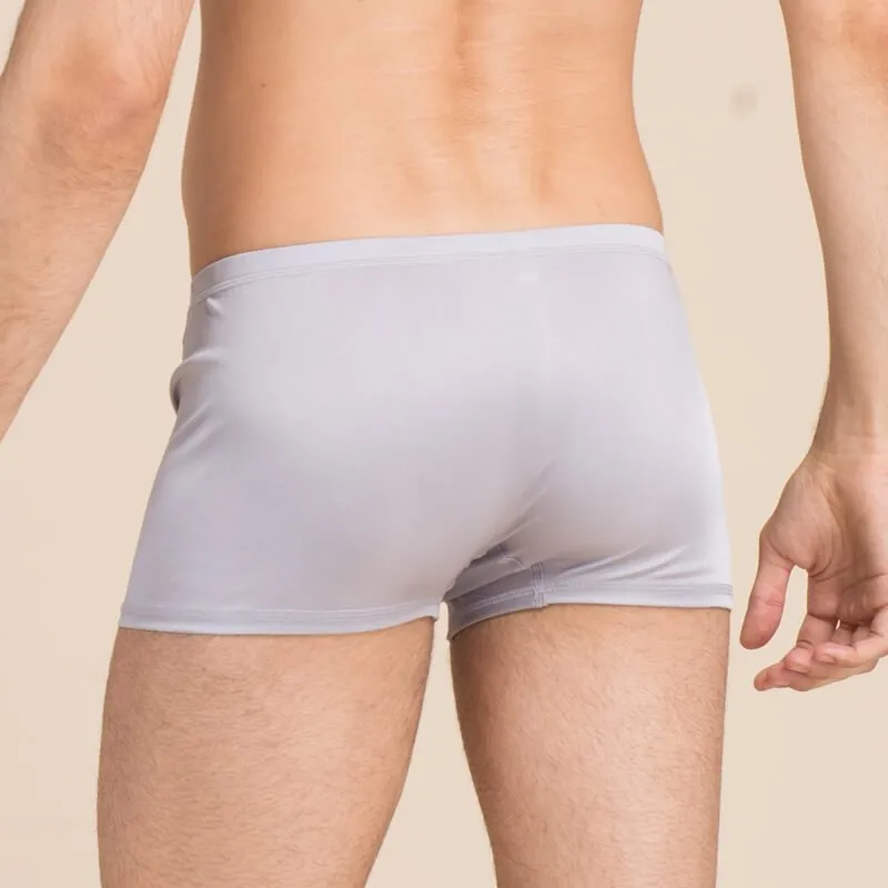 Stretch Silk Knit Boxer Briefs