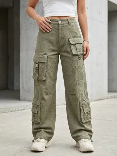Core Multi Pocket Wardrobe Women's Multi Pocket Cargo Pants